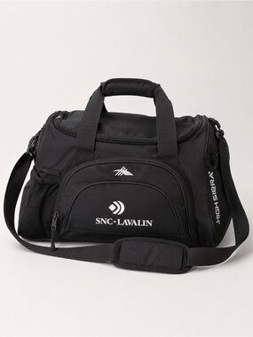 High Sierra Black Duffel Gym Bag Travel Sports Bag
